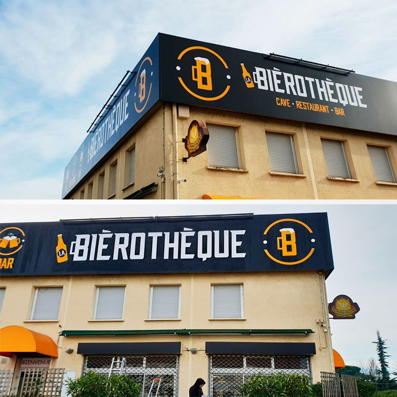 enseigne bierotheque