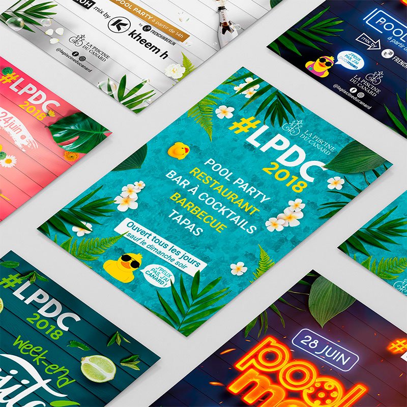 identités visuelles le canard sur le toit