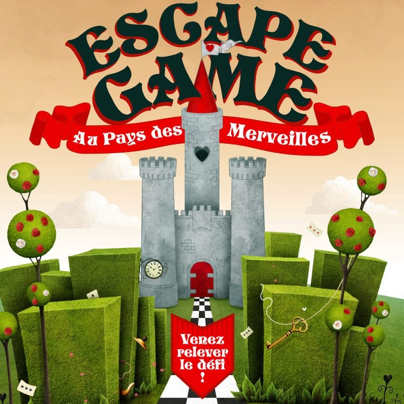 Prêts à relever le défi d&rsquo;un « Escape Game au Pays des Merveilles » ?!